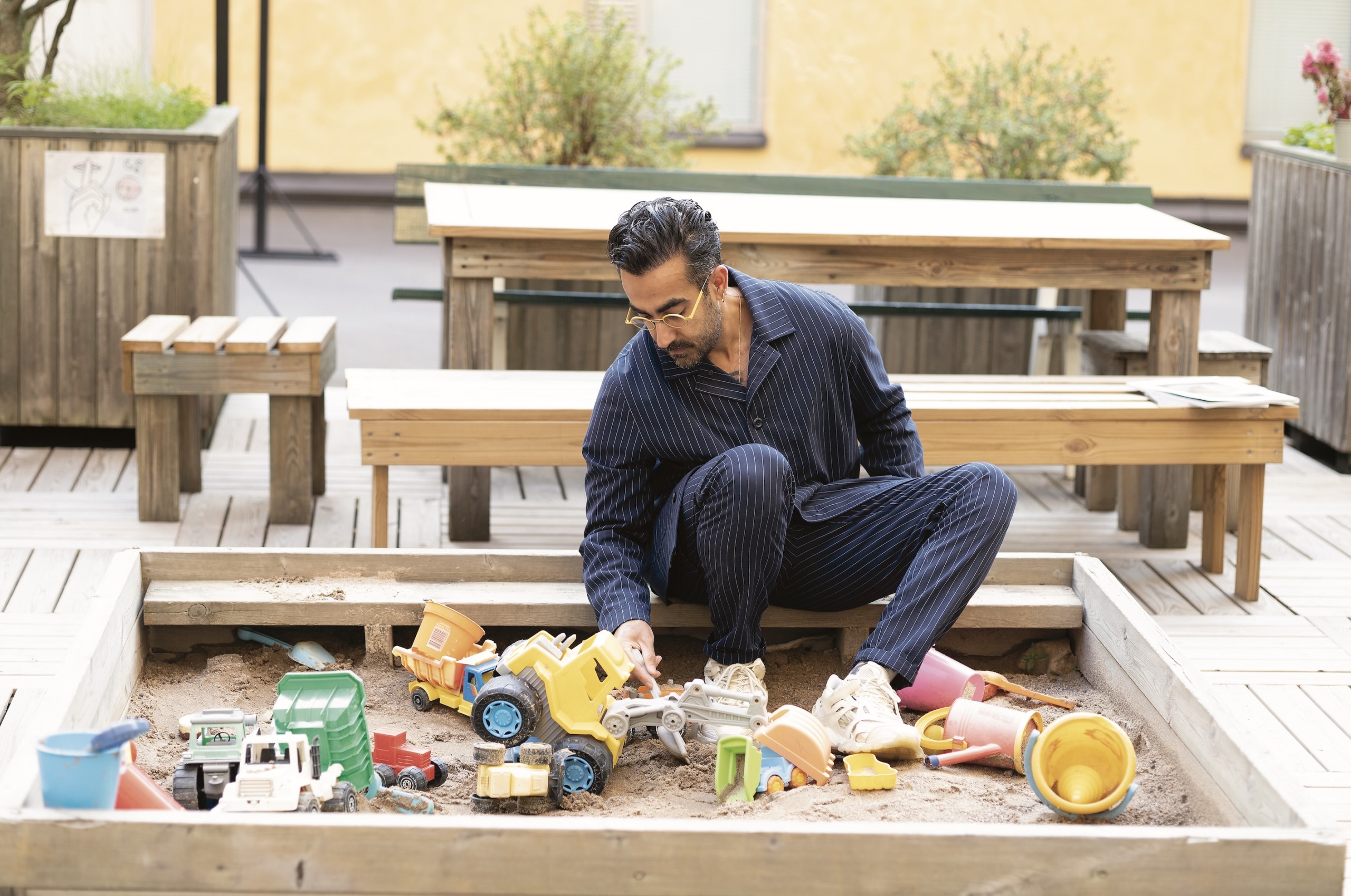 Mustafa Alshihani sand pit Helsinki